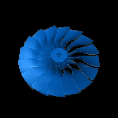 modell jet turbine 3d modelle download realität wolke 3d print model - Mito3D