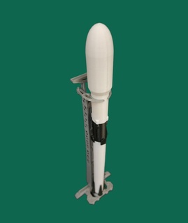 modelo spacex falcon 9 1 180 rocket Spacecrafts 3d print model - Mito3D