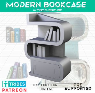 modern bookcase Toys & Games 3d print model - Mito3D