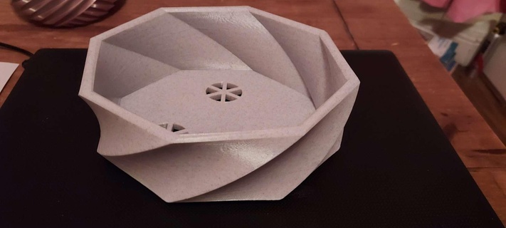 modificado oval versão bonsai Panela natureza plantas 3d print model - Mito3D