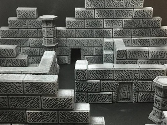 modular zyklopen ruinen 15mm rahmen 3d modelle download realität wolke 3d print model - Mito3D
