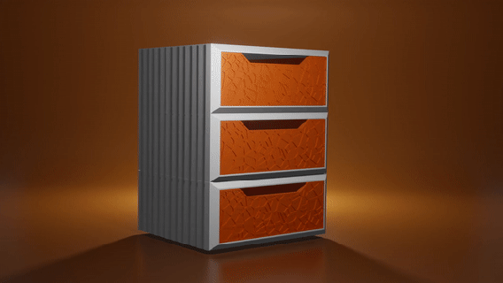 modular stackable boxes Household 3d print model - Mito3D