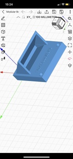 modulaire mur espace rangement v2 Ménage 3d print model - Mito3D
