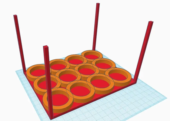 modulo mensola 3d modello vernici modelli scarica creality nube 3d print model - Mito3D