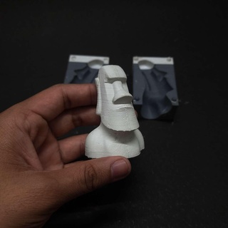 Schimmel Moai Statue Sigma männlich meme Antiquitäten 3d print model - Mito3D