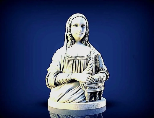 mona lisa heykelcik 3d modeller indir creality bulut 3d print model - Mito3D