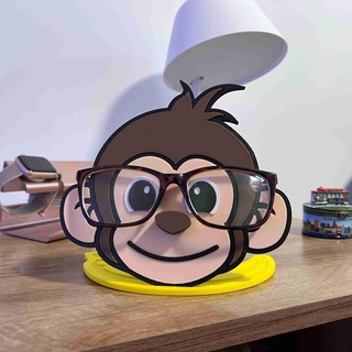 singe lunettes supporter Accueil maison décor 3d print model - Mito3D