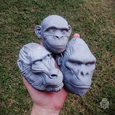 mono conjunto 3d modelos descargar crealidad nube 3d print model - Mito3D