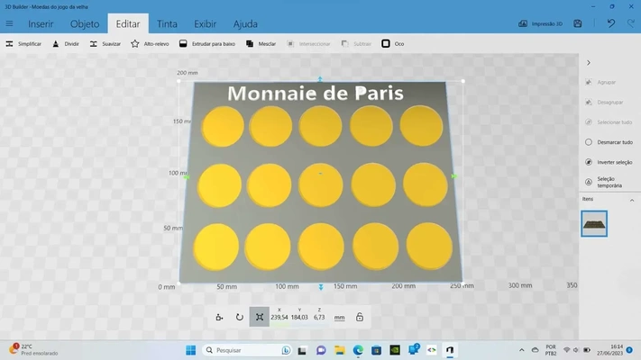 monnaie paris 3d modèles télécharger créalité nuage 3d print model - Mito3D