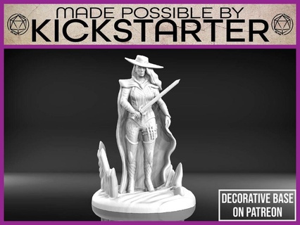 monster hunter - tabletop miniature Characters 3d print model - Mito3D