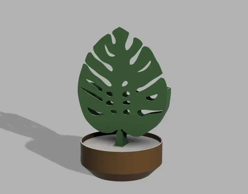 monstera ofis arz 3d modeller indir creality bulut 3D print model - Mito3D