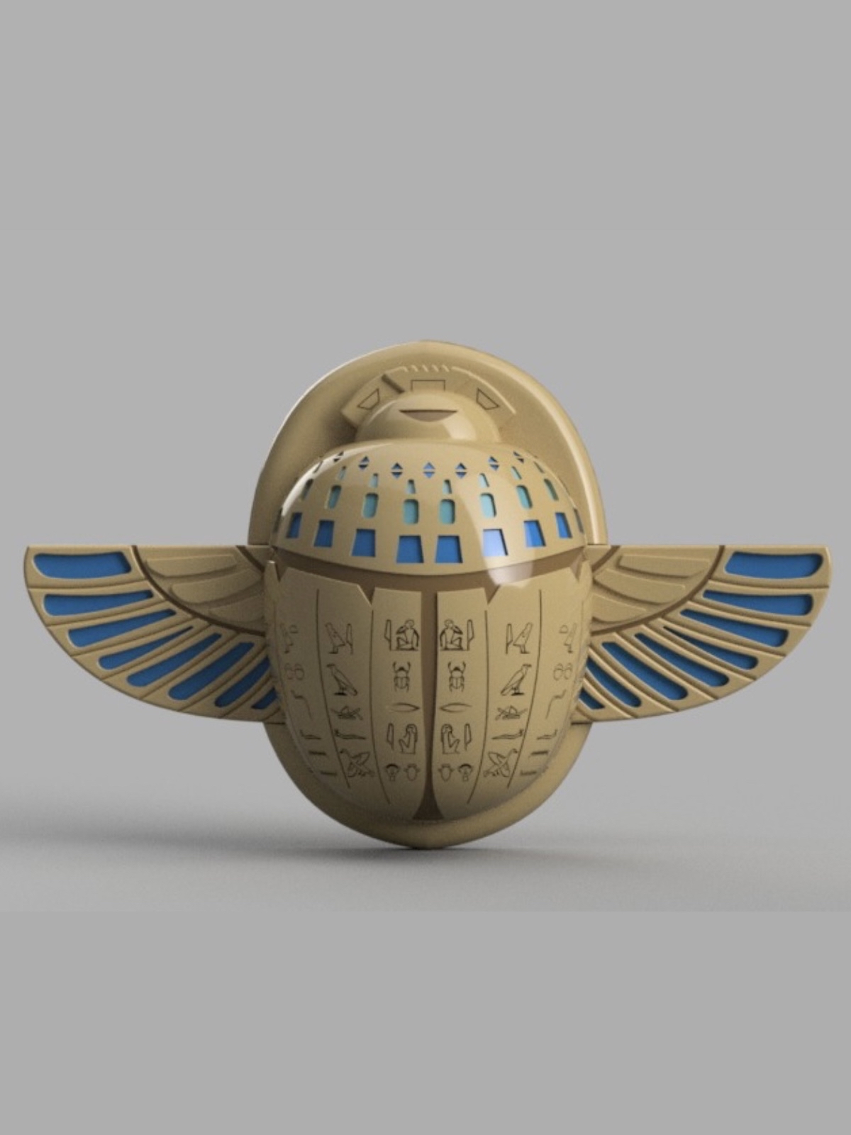 lua knight golden escaravelho 3D print model - Mito3D