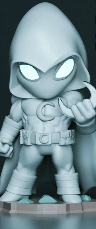 moon knight chibi 3d models download creality cloud 3d print model - Mito3D