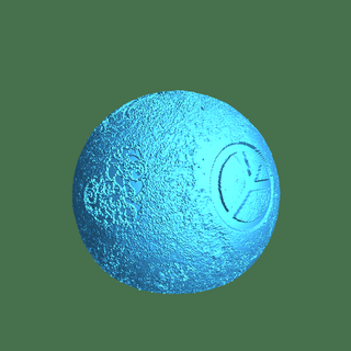 lua adesivos planeta luminária 3d print model - Mito3D