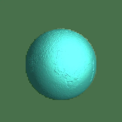 mond stecken orange 3d modelle download realität wolke 3d print model - Mito3D