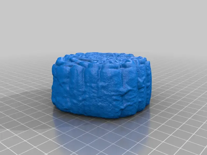 mooncake generated by revopoint pop 3d models download creality cloud 3D print model - Mito3D