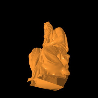 Moses Skulpturen kulturell Relikte 3d print model - Mito3D