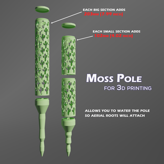 moss pole Others 3d print model - Mito3D