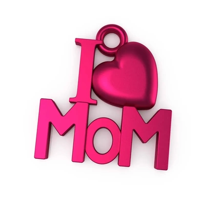 mother day pendant 004 3d modelos descargar crealidad nube 3d print model - Mito3D