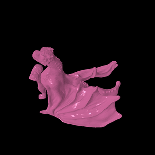 madre draghi personaggi 3d print model - Mito3D