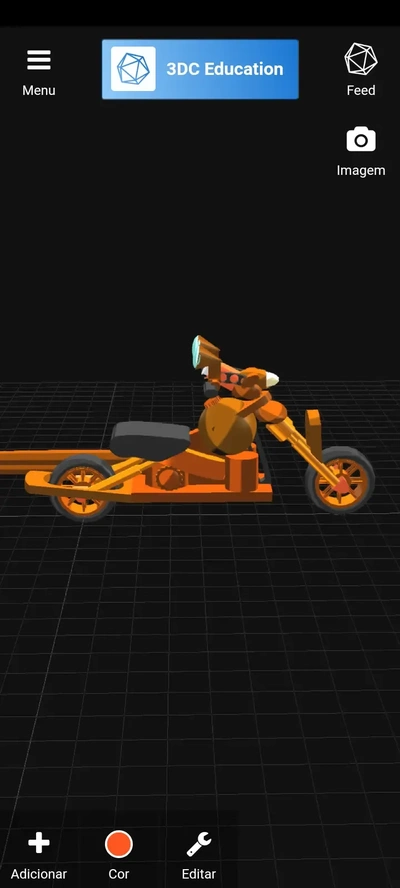 motocycle steampunk 3d models download creality cloud 3d print model - Mito3D