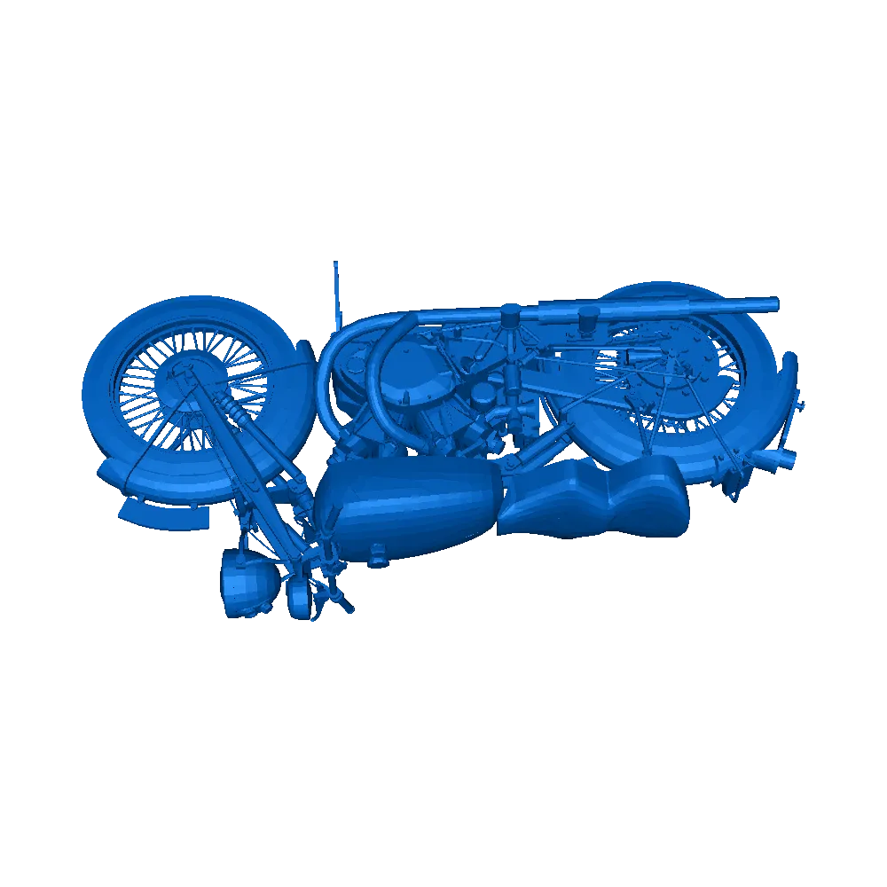 motocicleta 2 3d modelos descargar crealidad nube 3D print model - Mito3D