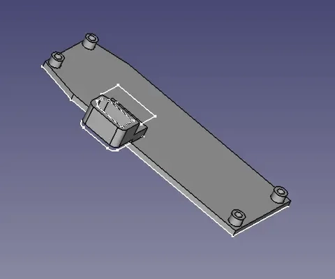 monter xt60 protecteur contrôleur vol 3d modèles télécharger créalité nuage 3d print model - Mito3D