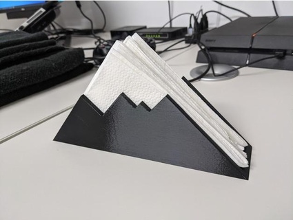 mountain napkin holder 3d models download creality cloud Household 3d print model - Mito3D