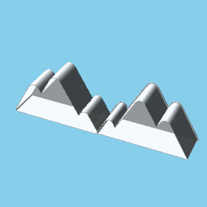 montagna nidible scatola v1 3d print model - Mito3D