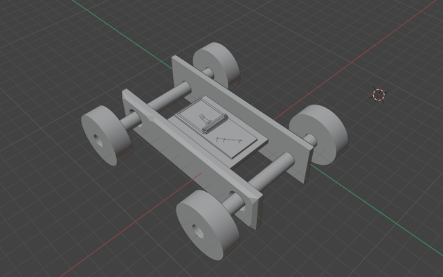 mouse trap car simple assembly required 3d models download creality cloud vehicles 3d print model - Mito3D