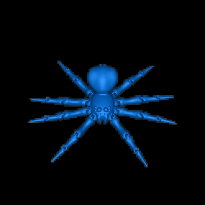 beweglich spinne 3d modelle download realität wolke 3d print model - Mito3D