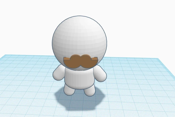 señor bigote 3d modelos descargar crealidad nube 3d print model - Mito3D