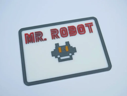 mr robot rozet 3d modeller indir creality bulut 3d print model - Mito3D