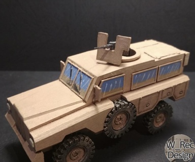 mrap-wrec Vehicles 3d print model - Mito3D