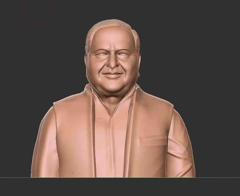 mulayam chanter yadav buste 3d modèles télécharger créalité nuage 3d print model - Mito3D