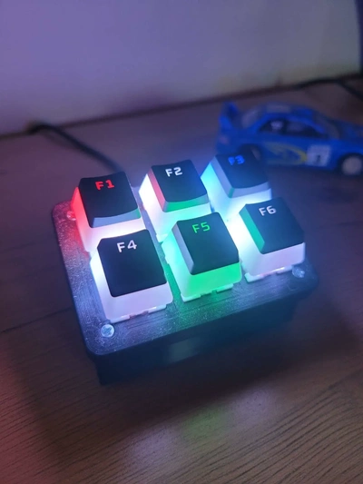 multifonction clavier rvb rétroéclairage 3d modèles télécharger créalité nuage 3d print model - Mito3D