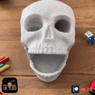 polyvalent crâne soutiens accessoires 3d print model - Mito3D