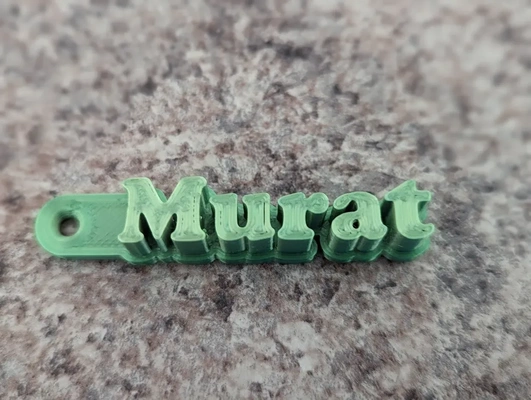 murat anahtarlık 3d modeller indir creality bulut 3d print model - Mito3D