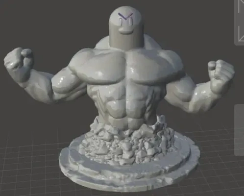 muscular crucificado 3d modelos baixar crialidade nuvem 3d print model - Mito3D