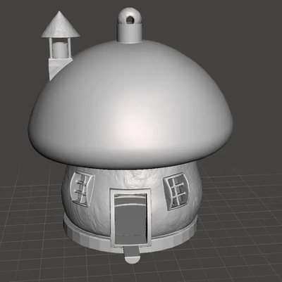 mushroom bird house 3d models download creality cloud 3d print model - Mito3D