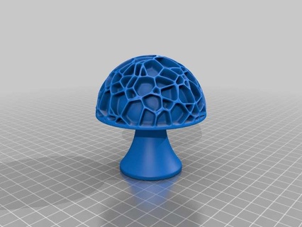 mushroom lamp Lighting 3d print model - Mito3D