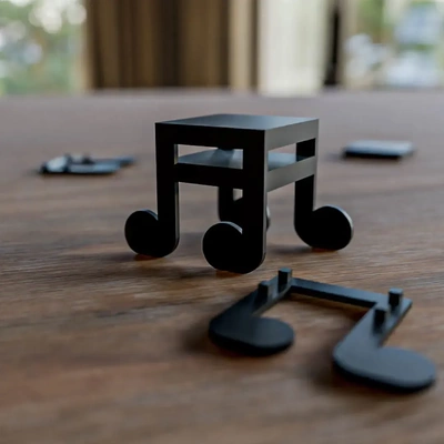 musical remarque 3d art modèles télécharger créalité nuage 3d print model - Mito3D