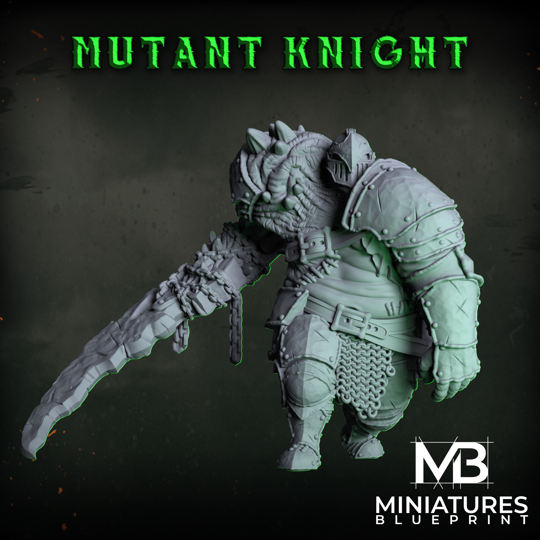 mutant Chevalier Hommes 3D print model - Mito3D