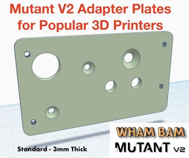 mutante v2 interface pratos popular 3d impressoras 3d print model - Mito3D