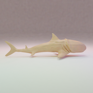 mutado Tubarão animais 3d print model - Mito3D