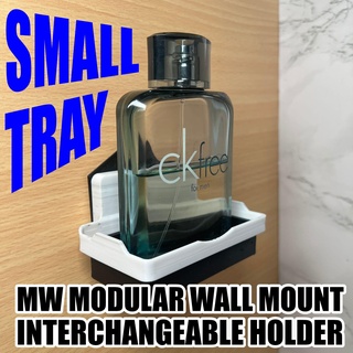 mw modular parede monte pequeno bandeja estante suporte casa 3d print model - Mito3D