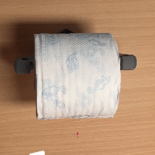 mw modular Mauer montieren Toilette Papier Halter Unterstützung Haushalt 3d print model - Mito3D