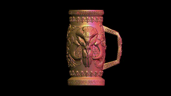 mythosaur mandalorian holder cozy Cups & Mugs 3d print model - Mito3D