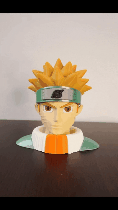 naruto - print by color 3d models download creality cloud fictional characters 3d print model - Mito3D