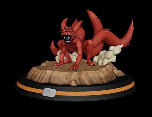 naruto 4 tails 3d models download creality cloud 3d print model - Mito3D